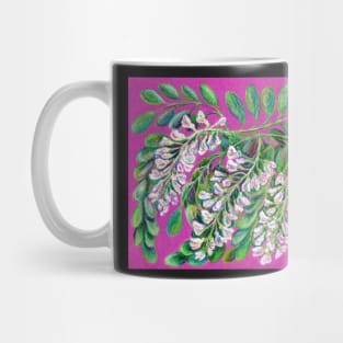 Wisteria white Mug